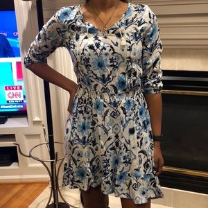 Abercrombie Blue Flower Dress